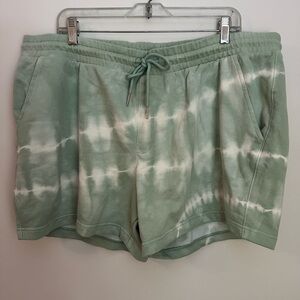 Original Use Athletic Shorts Green and White XLarge NWT